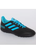 CHUTEIRA SOCIETY ADIDAS PREDATOR 19.4 TF - Preto/azul