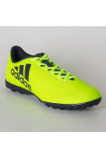 CHUTEIRA SOCIETY ADIDAS X 17.4 TF - Amarelo/marinho