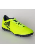 CHUTEIRA SOCIETY ADIDAS X 17.4 TF - Amarelo/marinho