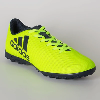 CHUTEIRA SOCIETY ADIDAS X 17.4 TF - Amarelo/marinho