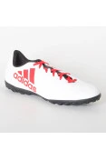 CHUTEIRA SOCIETY ADIDAS X TANGO 17.4 TF - Branco/vermelho