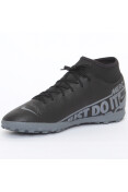 CHUTEIRA SOCIETY BOTINHA NIKE MERCURIAL SUPERFLY 7 CLUB MASCULINA - Preto/grafite