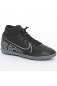 CHUTEIRA SOCIETY BOTINHA NIKE MERCURIAL SUPERFLY 7 CLUB MASCULINA - Preto/grafite