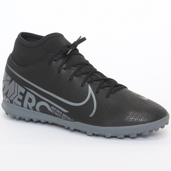 CHUTEIRA SOCIETY BOTINHA NIKE MERCURIAL SUPERFLY 7 CLUB MASCULINA - Preto/grafite