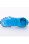 CHUTEIRA SOCIETY NIKE MERCURIAL SUPERFLY 7 CLUB TF INFANTIL - Azul/branco