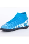CHUTEIRA SOCIETY NIKE MERCURIAL SUPERFLY 7 CLUB TF INFANTIL - Azul/branco