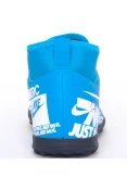 CHUTEIRA SOCIETY NIKE MERCURIAL SUPERFLY 7 CLUB TF INFANTIL - Azul/branco