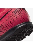 CHUTEIRA SOCIETY NIKE MERCURIAL SUPERFLY 7 CLUB TF INFANTIL - Vermelho/preto