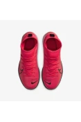 CHUTEIRA SOCIETY NIKE MERCURIAL SUPERFLY 7 CLUB TF INFANTIL - Vermelho/preto