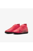 CHUTEIRA SOCIETY NIKE MERCURIAL SUPERFLY 7 CLUB TF INFANTIL - Vermelho/preto