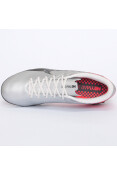 CHUTEIRA SOCIETY NIKE MERCURIAL VAPOR 13 ACADEMY NEYMAR TF - Prata/vermelho