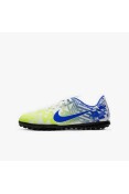 CHUTEIRA SOCIETY NIKE MERCURIAL VAPOR 13 CLUB NEYMAR TF JR INFANTIL - Branco/azul