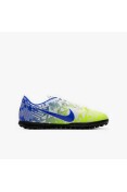 CHUTEIRA SOCIETY NIKE MERCURIAL VAPOR 13 CLUB NEYMAR TF JR INFANTIL - Branco/azul