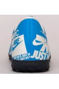 CHUTEIRA SOCIETY NIKE MERCURIAL VAPOR 13 CLUB TF MASCULINA - Azul/branco CHUTEIRA SOCIETY NIKE MERCURIAL VAPOR 13 CLUB TF MASCULINA - Azul/branco