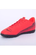 CHUTEIRA SOCIETY NIKE MERCURIAL VAPOR 13 CLUB TF MASCULINA - Vermelho/preto CHUTEIRA SOCIETY NIKE MERCURIAL VAPOR 13 CLUB TF MASCULINA - Vermelho/preto