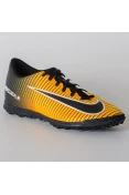 CHUTEIRA SOCIETY NIKE MERCURIAL X VORTEX 3 TF - Preto/laranja CHUTEIRA SOCIETY NIKE MERCURIAL X VORTEX 3 TF - Preto/laranja