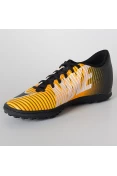 CHUTEIRA SOCIETY NIKE MERCURIAL X VORTEX 3 TF - Preto/laranja CHUTEIRA SOCIETY NIKE MERCURIAL X VORTEX 3 TF - Preto/laranja