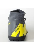 CHUTEIRA SOCIETY NIKE MERCURIALX SUPERFLY 6 CLUB TF - Grafite/amarelo