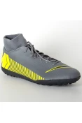 CHUTEIRA SOCIETY NIKE MERCURIALX SUPERFLY 6 CLUB TF - Grafite/amarelo
