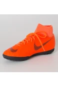 CHUTEIRA SOCIETY NIKE MERCURIALX SUPERFLY 6 CLUB TF - Laranja/preto