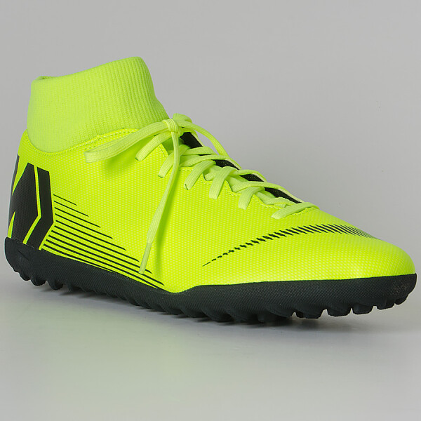 CHUTEIRA SOCIETY NIKE MERCURIALX SUPERFLY 6 CLUB TF - Verde/preto