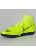 CHUTEIRA SOCIETY NIKE MERCURIALX SUPERFLY 6 CLUB TF - Verde/preto