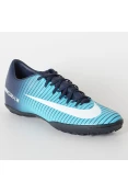 CHUTEIRA SOCIETY NIKE MERCURIALX VICTORY 6 TF - Marinho/branco CHUTEIRA SOCIETY NIKE MERCURIALX VICTORY 6 TF - Marinho/branco