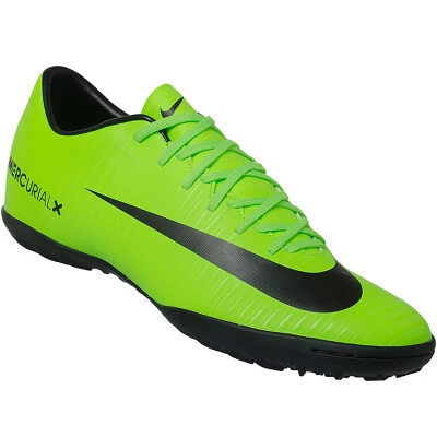 CHUTEIRA SOCIETY NIKE MERCURIALX VICTORY 6 TF - Verde/preto