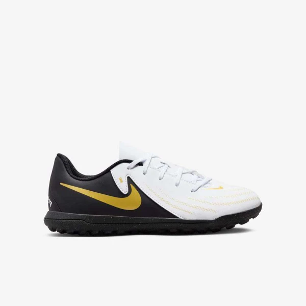 CHUTEIRA SOCIETY NIKE PHANTOM GX II CLUB INFANTIL - Branco/preto