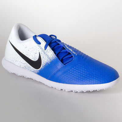 CHUTEIRA SOCIETY NIKE PHANTOM VENOM CLUB TF - Azul/branco