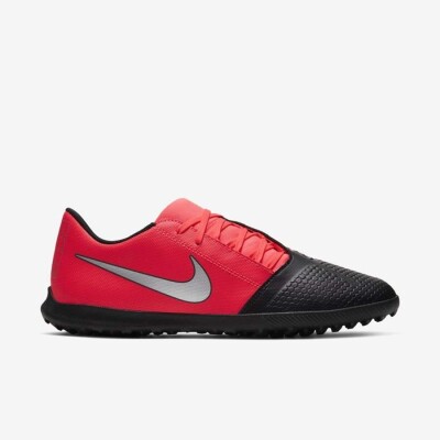 CHUTEIRA SOCIETY NIKE PHANTOM VENOM CLUB TF - Vermelho/preto