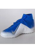 CHUTEIRA SOCIETY NIKE PHANTOM VISION CLUB DYNAMIC FIT TF - Azul/branco