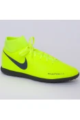 CHUTEIRA SOCIETY NIKE PHANTOM VISION CLUB DYNAMIC FIT TF - Verde/marinho