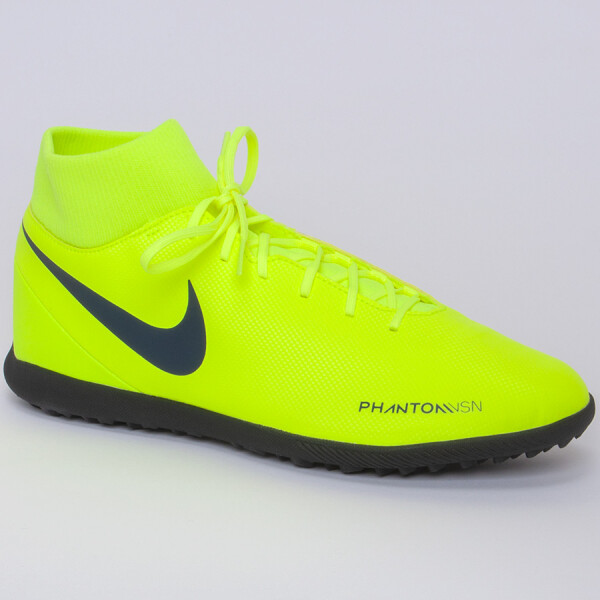 CHUTEIRA SOCIETY NIKE PHANTOM VISION CLUB DYNAMIC FIT TF - Verde/marinho