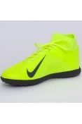 CHUTEIRA SOCIETY NIKE PHANTOM VISION CLUB DYNAMIC FIT TF - Verde/marinho CHUTEIRA SOCIETY NIKE PHANTOM VISION CLUB DYNAMIC FIT TF - Verde/marinho