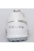 CHUTEIRA SOCIETY NIKE TIEMPO LEGEND 8 ACADEMY TF - Branco/cinza