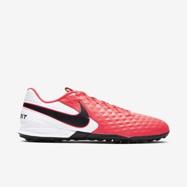 CHUTEIRA SOCIETY NIKE TIEMPO LEGEND 8 ACADEMY TF - Vermelho/branco
