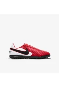 CHUTEIRA SOCIETY NIKE TIEMPO LEGEND 8 CLUB TF INFANTIL - Vermelho/branco
