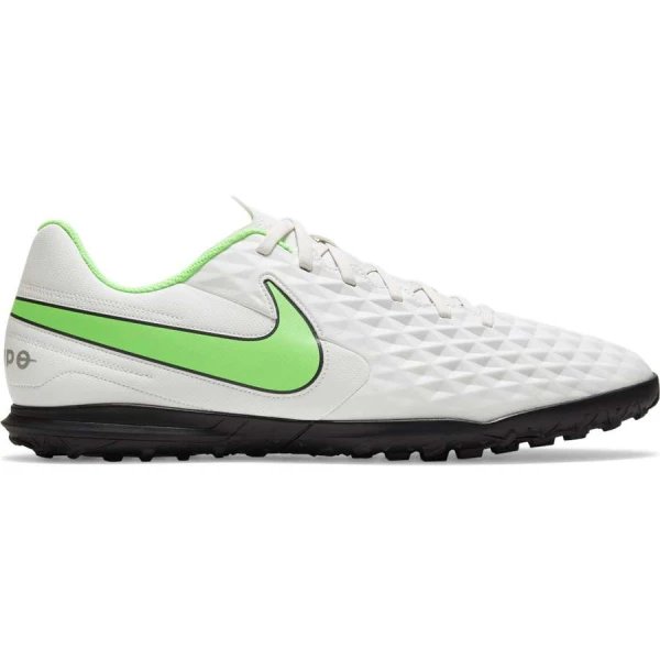 CHUTEIRA SOCIETY NIKE TIEMPO LEGEND 8 CLUB TF MASCULINA - Branco/verde CHUTEIRA SOCIETY NIKE TIEMPO LEGEND 8 CLUB TF MASCULINA - Branco/verde