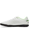 CHUTEIRA SOCIETY NIKE TIEMPO LEGEND 8 CLUB TF MASCULINA - Branco/verde CHUTEIRA SOCIETY NIKE TIEMPO LEGEND 8 CLUB TF MASCULINA - Branco/verde