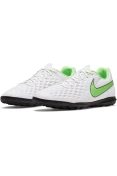 CHUTEIRA SOCIETY NIKE TIEMPO LEGEND 8 CLUB TF MASCULINA - Branco/verde CHUTEIRA SOCIETY NIKE TIEMPO LEGEND 8 CLUB TF MASCULINA - Branco/verde