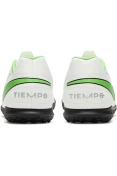 CHUTEIRA SOCIETY NIKE TIEMPO LEGEND 8 CLUB TF MASCULINA - Branco/verde CHUTEIRA SOCIETY NIKE TIEMPO LEGEND 8 CLUB TF MASCULINA - Branco/verde