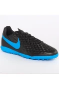 CHUTEIRA SOCIETY NIKE TIEMPO LEGEND 8 CLUB TF MASCULINA - Preto/azul CHUTEIRA SOCIETY NIKE TIEMPO LEGEND 8 CLUB TF MASCULINA - Preto/azul