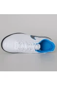 CHUTEIRA SOCIETY NIKE TIEMPO LEGENDX 7 CLUB TF INFANTIL - Branco/azul CHUTEIRA SOCIETY NIKE TIEMPO LEGENDX 7 CLUB TF INFANTIL - Branco/azul