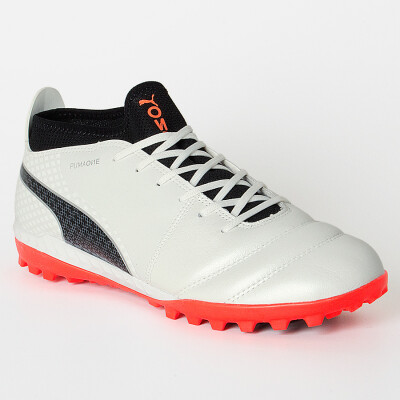 CHUTEIRA SOCIETY PUMA ONE 17.3 TT BDP - Branco/preto