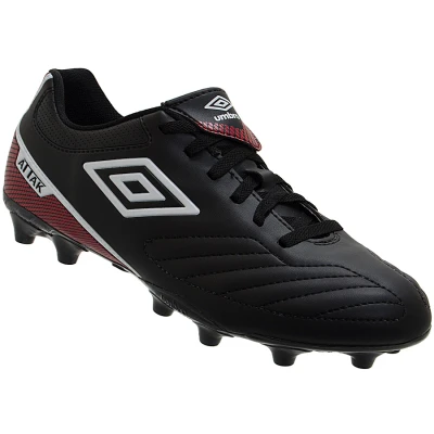 CHUTEIRA UMBRO CAMPO ATTAK 2 - Preto/branco