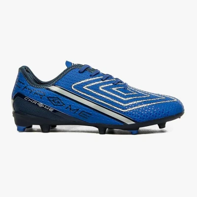 CHUTEIRA UMBRO CAMPO CHROME - Azul/prata