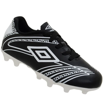 CHUTEIRA UMBRO CAMPO KICKER 3 INFANTIL - Preto/branco