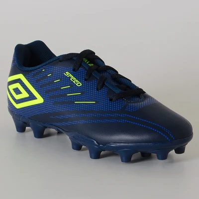 CHUTEIRA UMBRO CAMPO SPEED IV INFANTIL - Marinho/verde