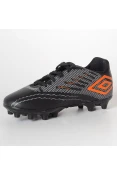CHUTEIRA UMBRO CAMPO SPEED IV INFANTIL - Preto/laranja